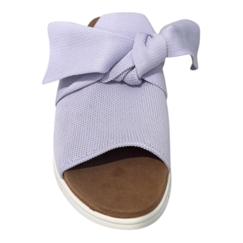 Bernie Mev Freesia Slide sandal, Light Lavender, Bow Detail, Comfort Footbed NWB - Picture 4 of 7